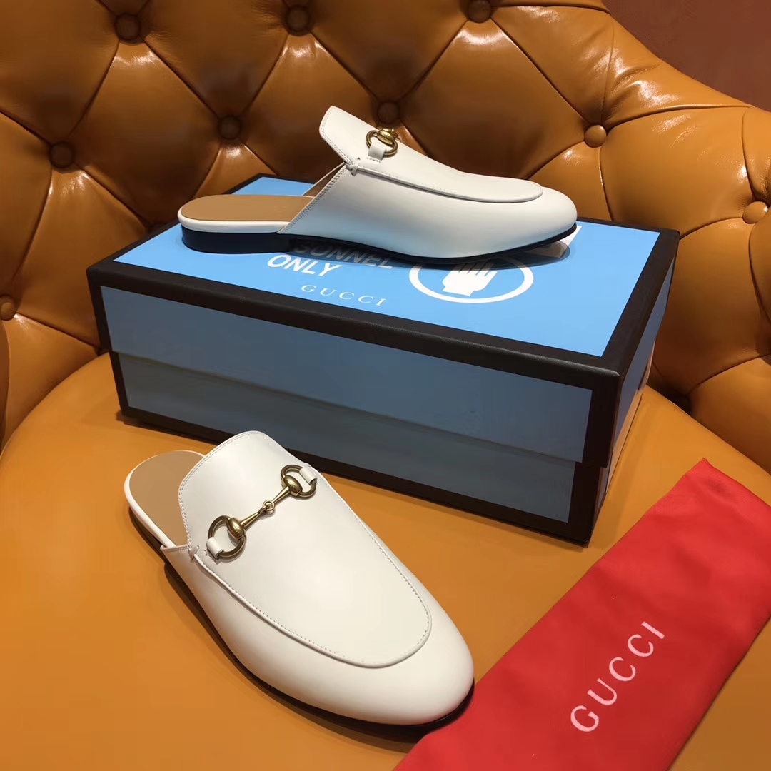 gucci white princetown