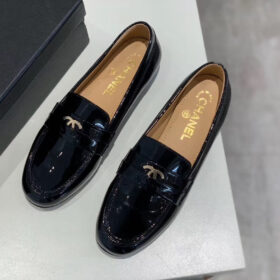 Chanel Loafers Patent Calfskin