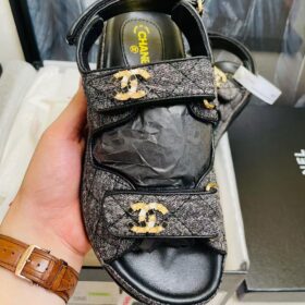 Chanel Dad Sandals Denim