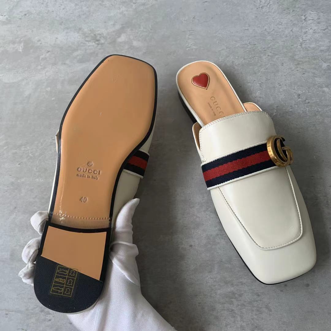 gucci white princetown