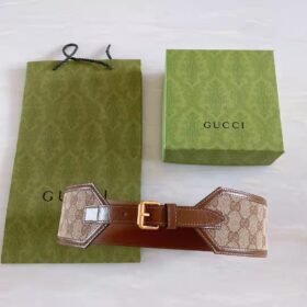 Gucci Wide Belt Square Buckle