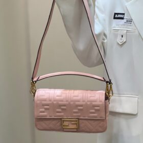 Fendi Baguette Light Pink Bag
