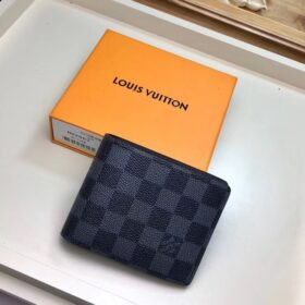 LV Multiple Wallet Damier Cobalt Canvas