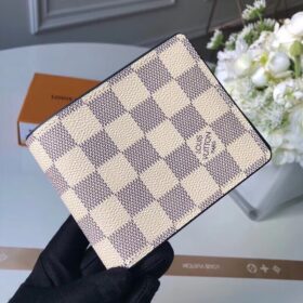 LV Multiple Wallet Damier Coastline Canvas