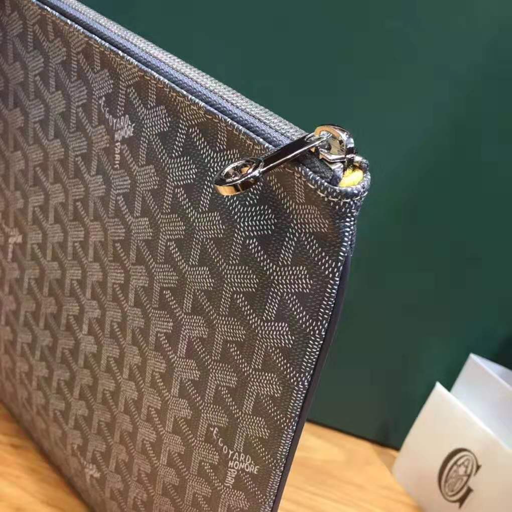 Goyard Senat Pouch GM Grey Kaia Brand