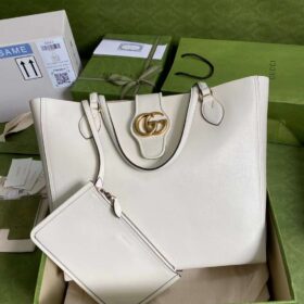 Gucci Tote With Double G And Web