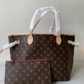 (Ready) Louis Vuitton Neverful MM Monogram Cerise