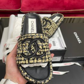 Chanel Sandals Tweed