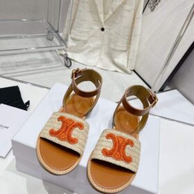 Celine Raffia Sandal