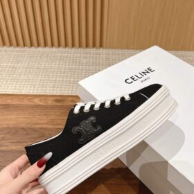 Celine Jane Low Lace-Up Sneaker