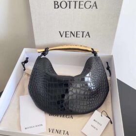BV Sardine Bag Croco Embossed