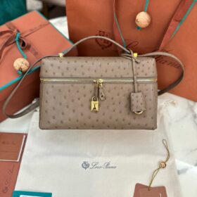 Loro Piana Extra Bag L27 Ostrich