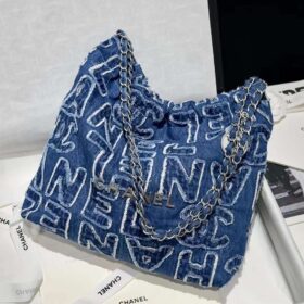 Chanel 22 Denim Bag Small