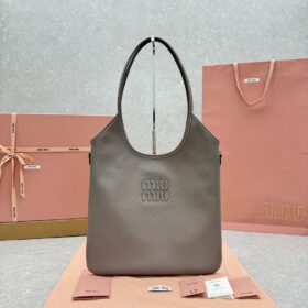 Miu Miu Ivy Leather Tote Bag