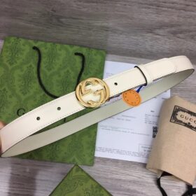 Gucci Belt With Interlocking G Buckle