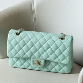 Chanel Classic Double Flap Medium Caviar Green