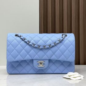 Chanel Classic Double Flap Medium Caviar Blue