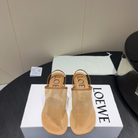 Loewe Petal Slingback Heel Sandal