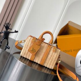 LV Keepall Bandou 25 Rattan Bag