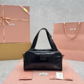 Miu Miu Leather Top Handle Bag